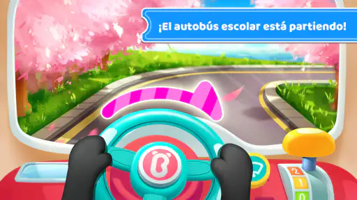 Autobús Escolar del Bebé Panda screenshot 10