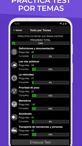 Autoescuela Móvil. Test DGT screenshot 5