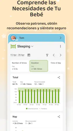 Baby Daybook Lactancia materna screenshot 6