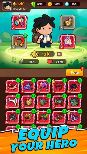BagMaster Isekai - Lucha RPG screenshot 2