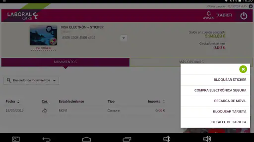 Banca Móvil LABORAL Kutxa screenshot 10