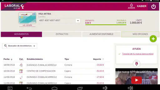 Banca Móvil LABORAL Kutxa screenshot 9