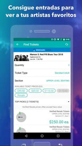 Bandsintown Concerts screenshot 2