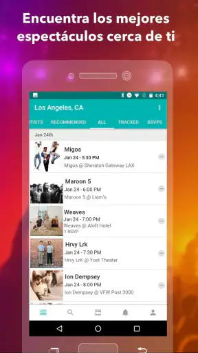 Bandsintown Concerts screenshot 4