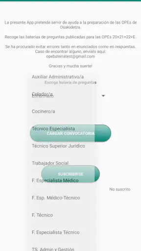 Batería Osakidetza screenshot 3