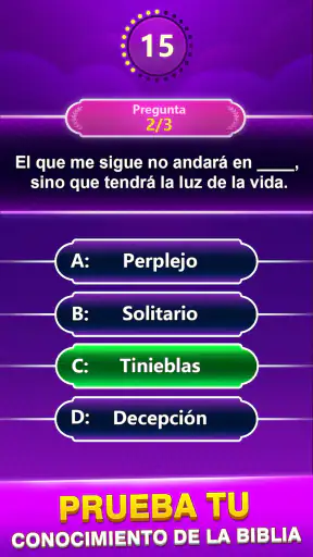 Bible Trivia -Juego de palabra screenshot 8