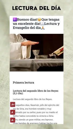 Biblia Católica en español screenshot 2