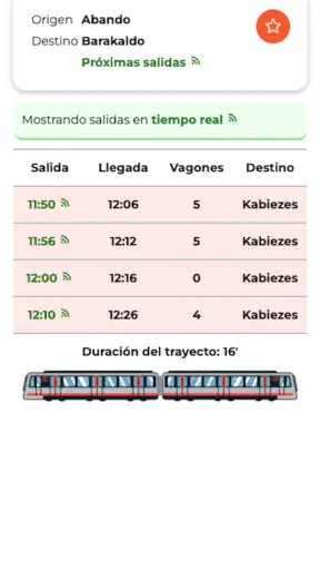 Bilbao Go: Horarios Transporte screenshot 2