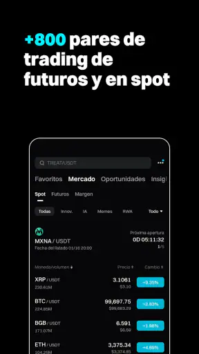 Bitget - Opera BTC y Cripto screenshot 5