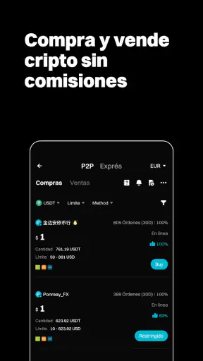 Bitget - Opera BTC y Cripto screenshot 6