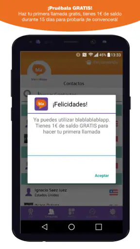 Blablablapp llamadas baratas screenshot 2