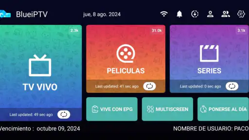 BlueiPTV screenshot 1