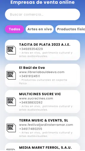 Bono Cultural Joven 2026 screenshot 5