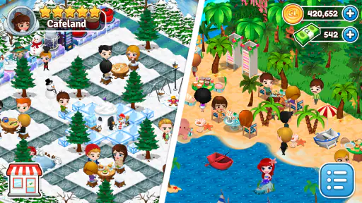Cafeland: Juego de Restaurante screenshot 12
