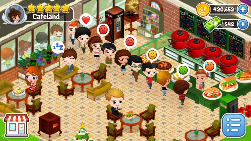 Cafeland: Juego de Restaurante screenshot 5