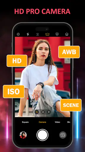 Cámara inteligente HD y filtro screenshot 10