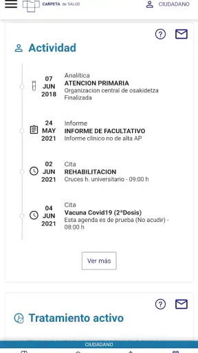 Carpeta de Salud - Osakidetza screenshot 3