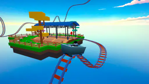 Cart Ride Obby: Montaña Rusa screenshot 12