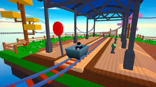 Cart Ride Obby: Montaña Rusa screenshot 5