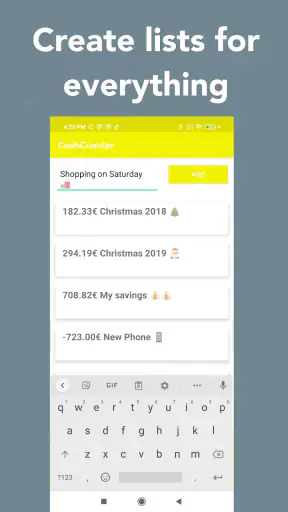 CashCounter: contador de euros screenshot 4
