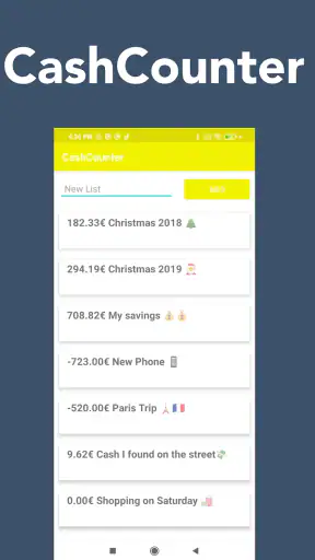 CashCounter: contador de euros screenshot 5