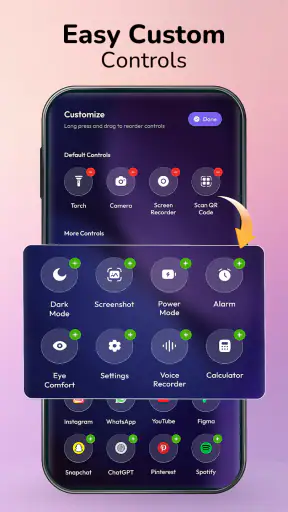 Centro de control de iOS screenshot 2