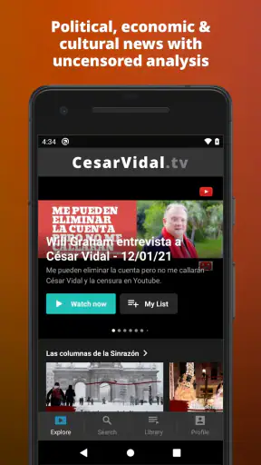 César Vidal TV screenshot 2
