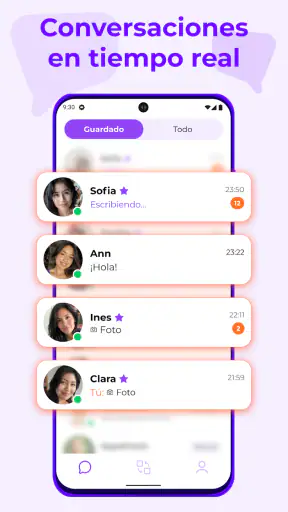 Chat en Línea: Talkie Live screenshot 2