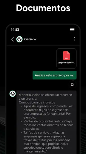 IA Chatbot en Español – Genie screenshot 5
