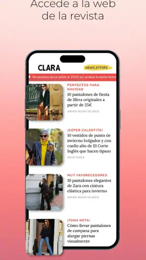 Clara revista screenshot 2