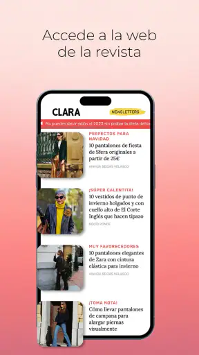 Clara revista screenshot 8
