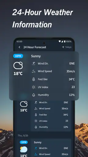 Clima cálido screenshot