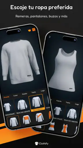 Clothify - Diseña ropa en 3D screenshot 2