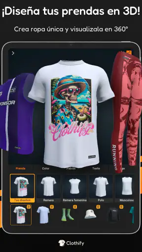 Clothify - Diseña ropa en 3D screenshot 7