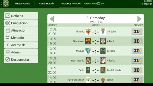 Comunio screenshot 8