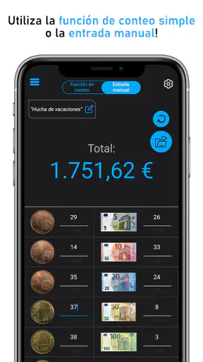 Contador de Dinero y Monedas screenshot 2