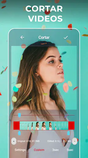 Cortar y Recortar Video screenshot 2