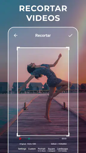 Cortar y Recortar Video screenshot 9
