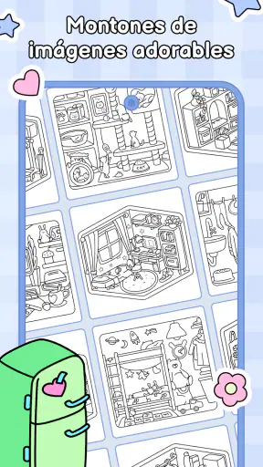 Cozy Home: Comfy Coloring Book screenshot 2