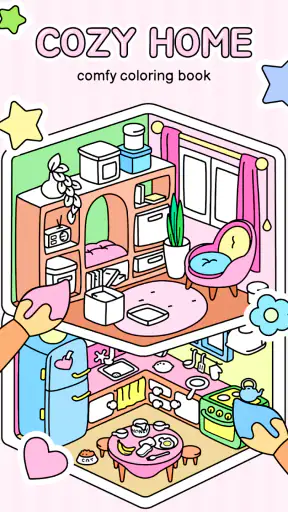 Cozy Home: Comfy Coloring Book screenshot 7