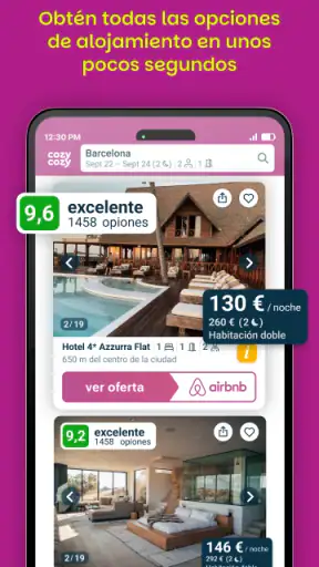 Cozycozy: Dónde Quedarte screenshot 2