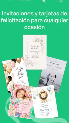 Crea Tarjetas de Invitación screenshot