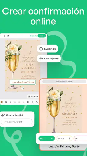 Crea Tarjetas de Invitación screenshot 12