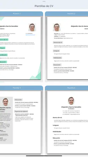 Crear CV Currículum Vítae PDF screenshot 7