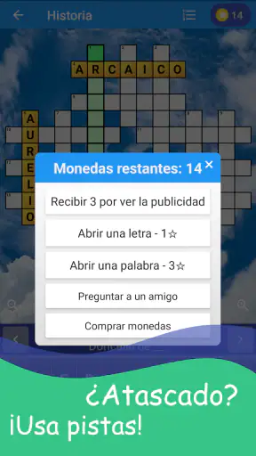 Crucigrama en español screenshot 4