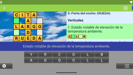 Crucigrama en español screenshot 8