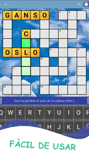 Crucigrama en español screenshot 9