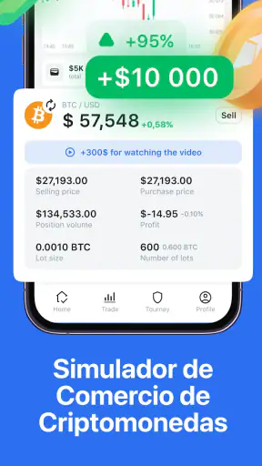 Cryptoguru: Trading Simulador screenshot 1