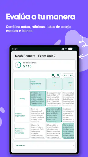 Cuaderno del profesorado screenshot 10