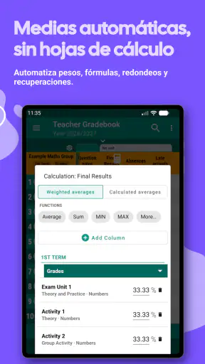 Cuaderno del profesorado screenshot 11